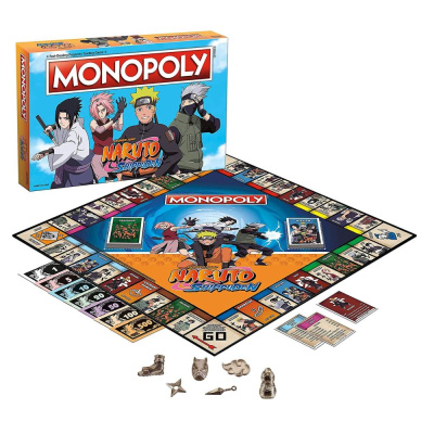 Настольная игра Монополия Наруто Hasbro WM00167-RUS 01